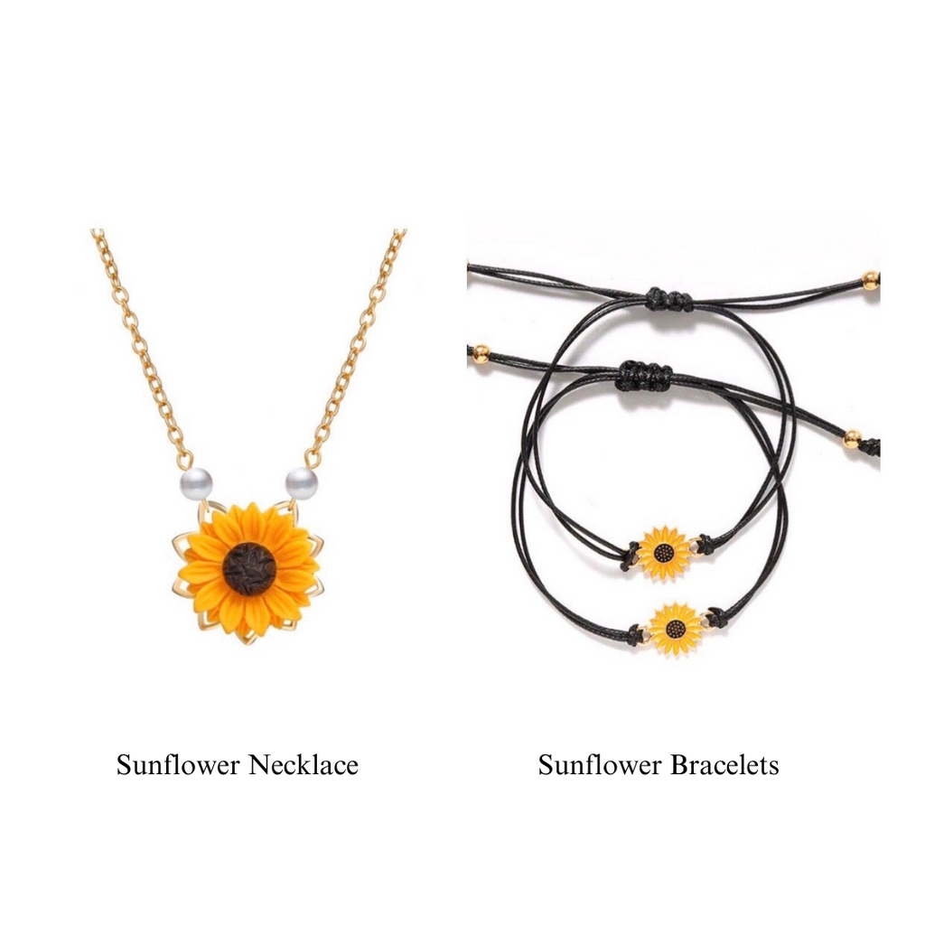 Moon frost jewelry sunflower necklace discount